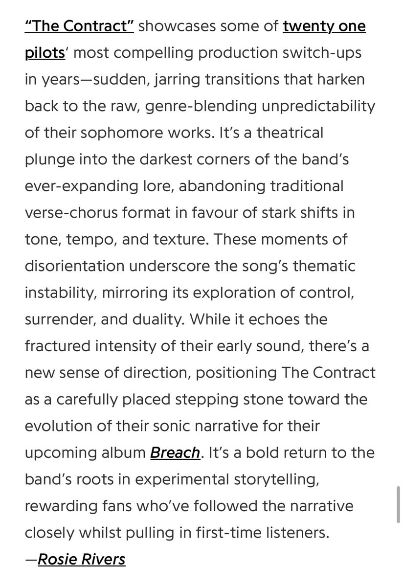 bbreachb's tweet image. So… @Genius named The Contract by @twentyonepilots the 7th best release of this year so far…

AND GUESS WHO WROTE ABOUT IT?

genius.com/a/the-genius-c…
