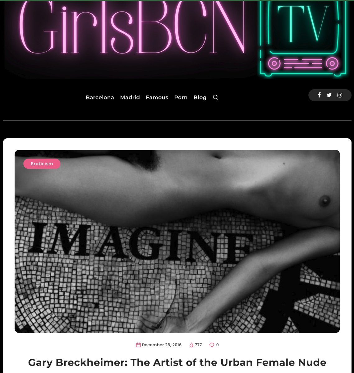 A little behind the scenes if you follow this link....
girlsbcn.tv/gary-breckheim…