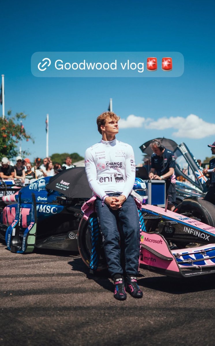 aron_updates's tweet image. 📸 | Alpine released a Goodwood vlog about Paul’s weekend at the Festival of Speed.
You can watch the full episode here.👇
youtu.be/RTeq9dIVbdA?si…
