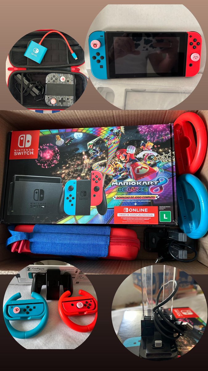 drepopim's tweet photo. @danielreen Galera, estou vendendo Switch V2 completo + acessórios 
R$1800 pela OLX

https://t.co/pVPxxQoTfs https://t.co/CMKqAT4Wxd