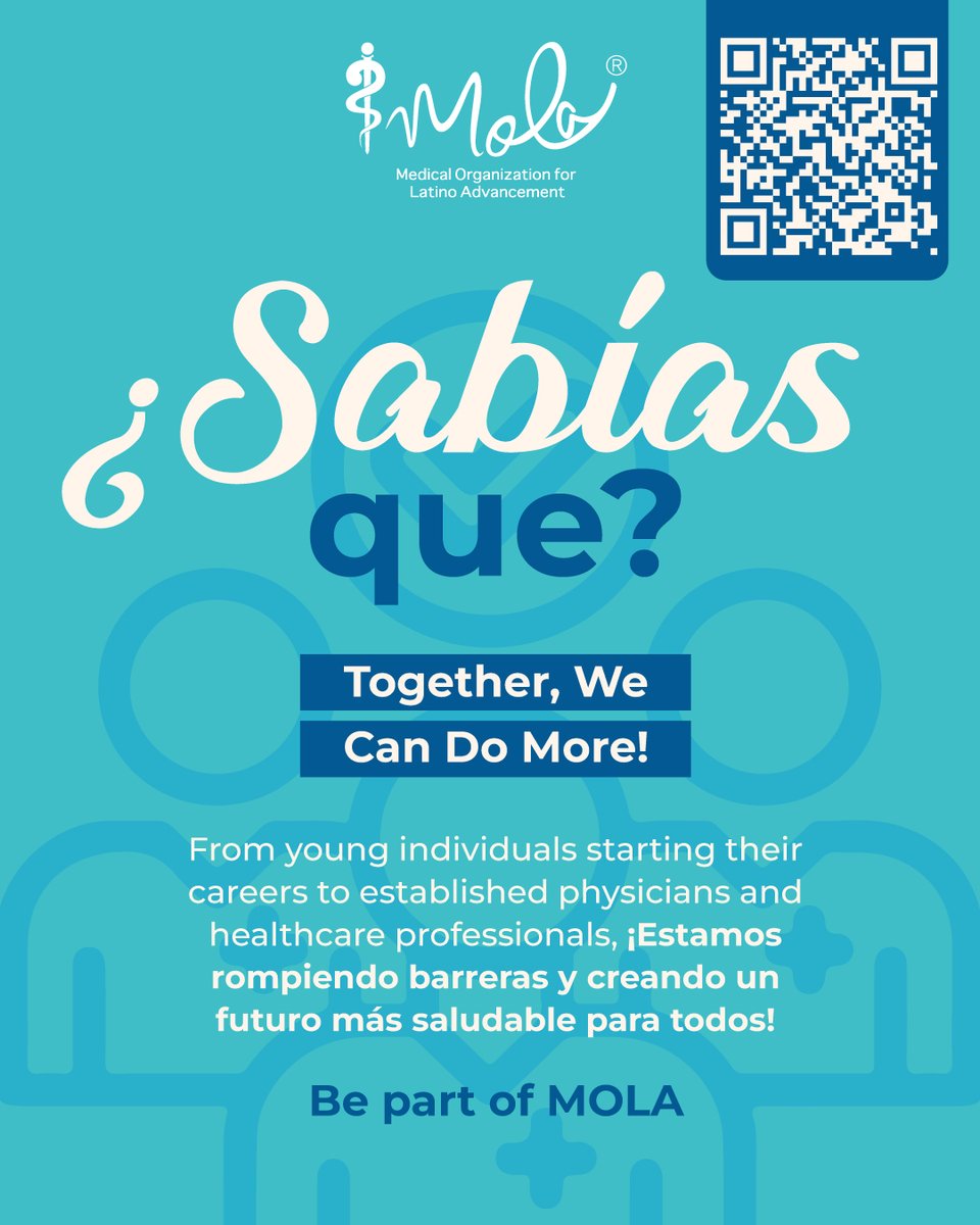 At MOLA, we’re not just supporting careers — we’re shaping the next generation of Latino health leaders! 🙌

Together, we break barriers and build a healthier future! 

👉 Join us now!: bit.ly/MembershipMOLA

#LatinoLeadership #FutureOfHealthcare #LatinoExcellence #HealthEquity