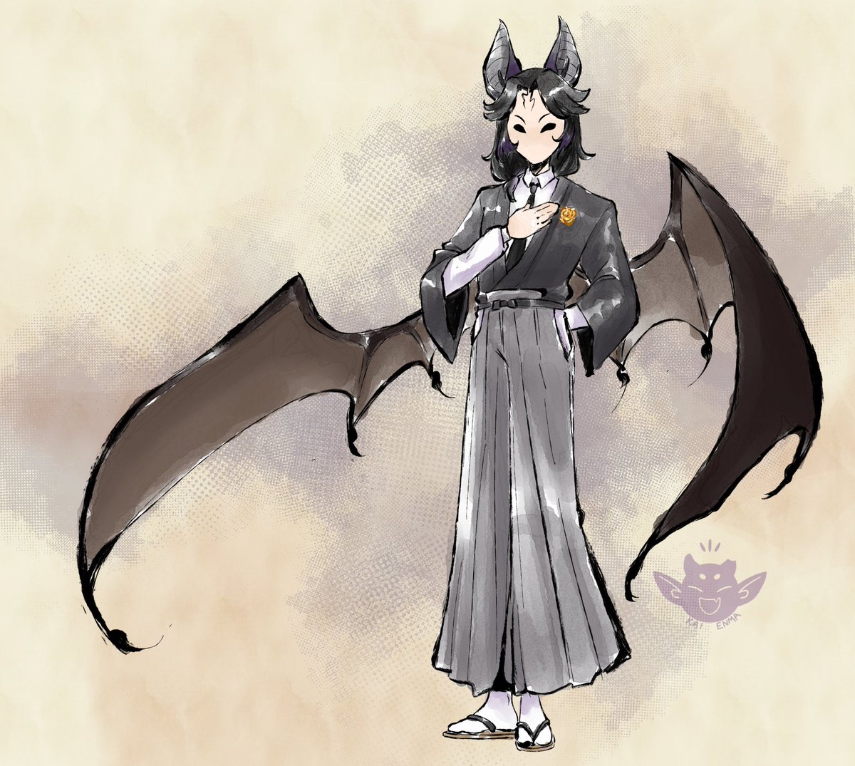 kai_enma's tweet image. for @AstorNemura 🦇🦇

#commission | #VGenComm