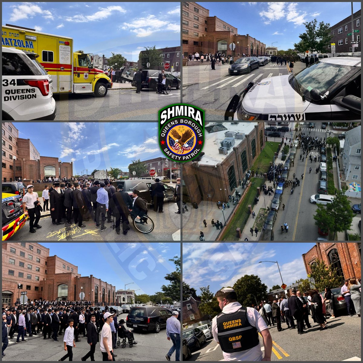 🕯️ Queens Shmira Assists at Levayah of Rabbi Mordechai Aryeh Hecht zt”l

Queens Shmira provided public safety coverage for the levayah of Rabbi Mordechai Aryeh Hecht zt”l yesterday, held at RSA/Yeshivas Chofetz Chaim, KGH.

Hundreds gathered to honor the memory of this
