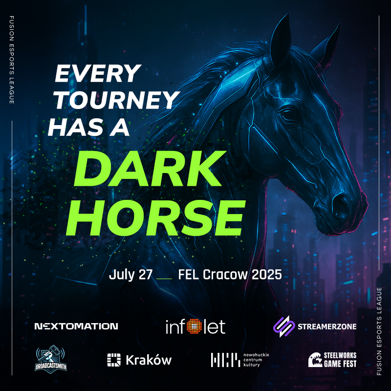 FEL_PL2025's tweet image. 🐎 He’s not the loudest. Not the most hyped.
But he’s got killer instinct ⚔️ — trained in the shadows 🌒 Watch out for the dark horse of FEL Cracow 2025.
Who’s your pick for the dark horse of the tournament? Drop your wildest guess ⬇️
#FEL2025 #StarCraft #Esports @InfoletPL