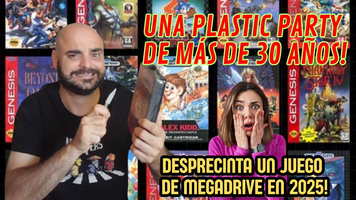 Un unboxing de un juego de Megadrive de hace más de 30 años? Pues claro, ya disponible en el canal con el grande de Tommy, pásate!

youtu.be/kCoqe_rZDKA?si…