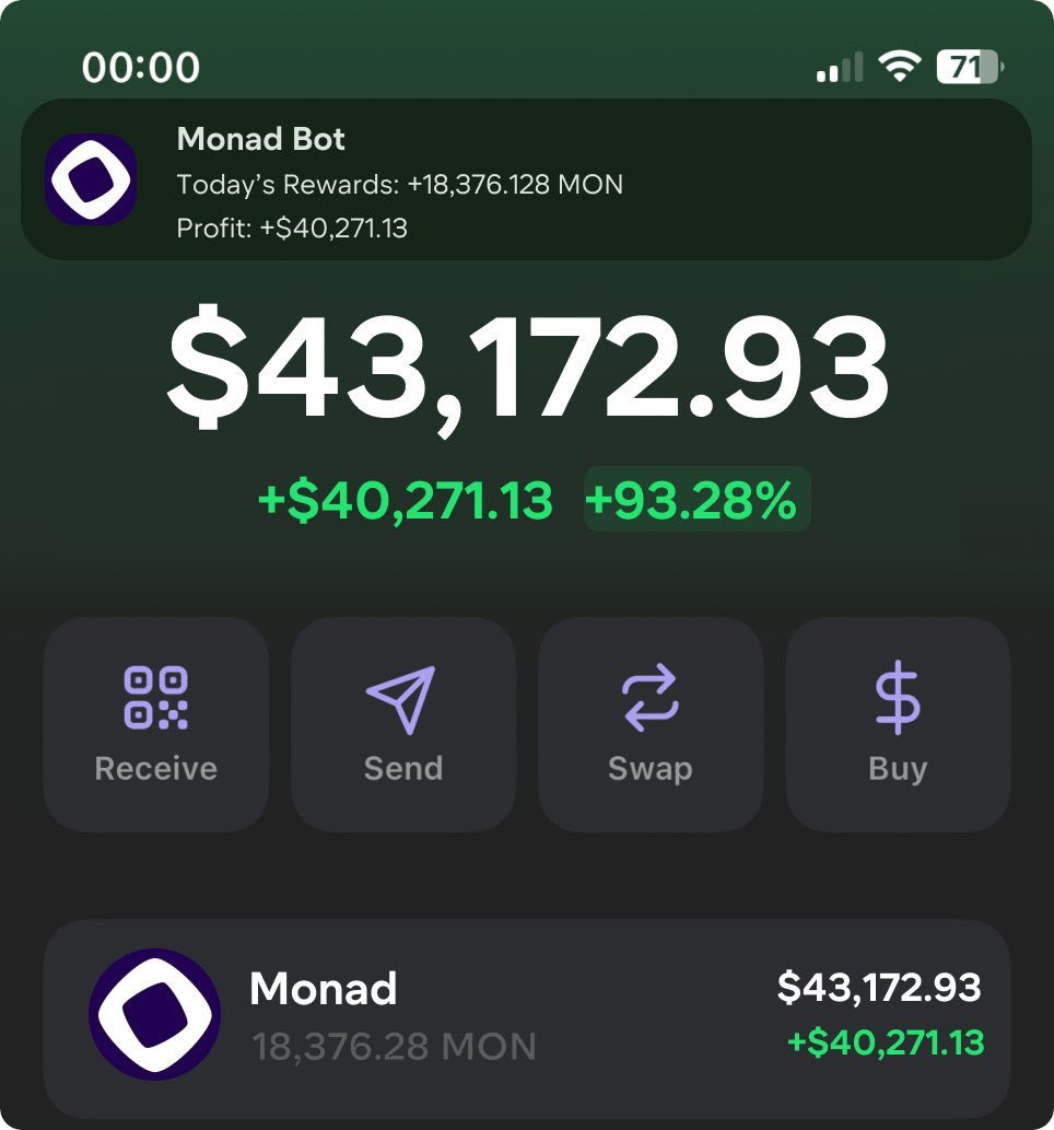 leysbobr's tweet image. Didn’t get Role ond DC? If I were you, I would look for money in a different way.
A growing list of apps building on Monad have already secured serious funding backed by top-tier VCs like Paradigm, Binance Labs, Pantera, Dragonfly, and more.
These are the projects you should be…