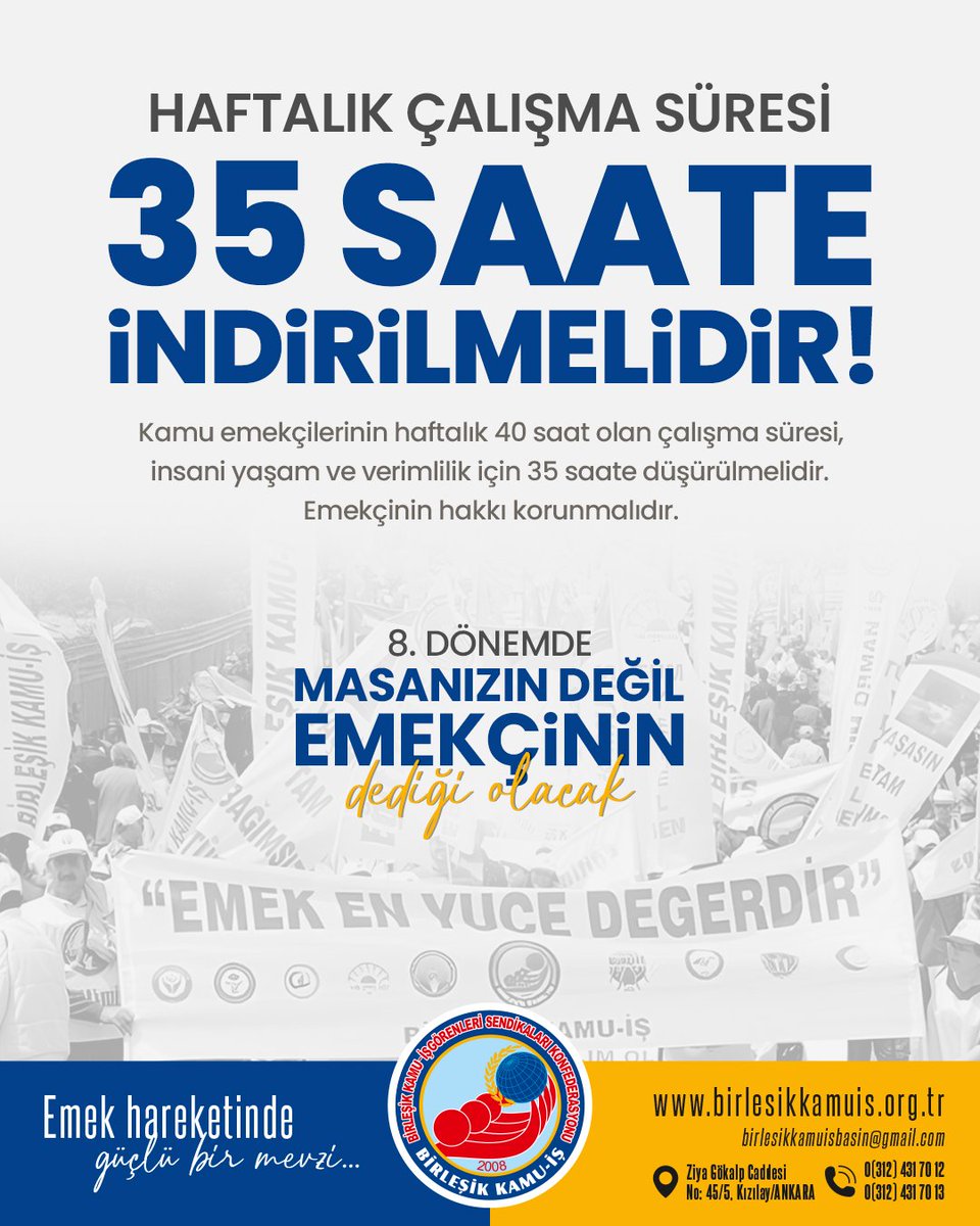 kamuiskonf's tweet photo. 8. Dönem emekçinin dediği olacak çünkü masada #KamuişVar https://t.co/Udnvuz9H8g