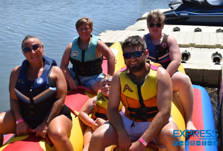 Katstruths's tweet image. Yesterday was an experience and I'm good on the banana boat rides until next year😂