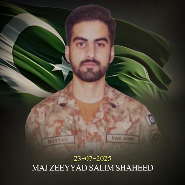 mbilalghauri's tweet image. بلوچستان میں شہید ہونے والے 31 سالہ میجر ضیاد سلیم اول کا تعلق ضلع خوشاب سے ہے۔ ان کے والد بریگیڈیئر سلیم پہلے ہی دفاع وطن پر قربان ہوچکے ،دو بھائی فوج میں خدمات سرانجام دے رہے ہیں ،ایک کیپٹن جبکہ دوسرا میجر کے رینک میں۔