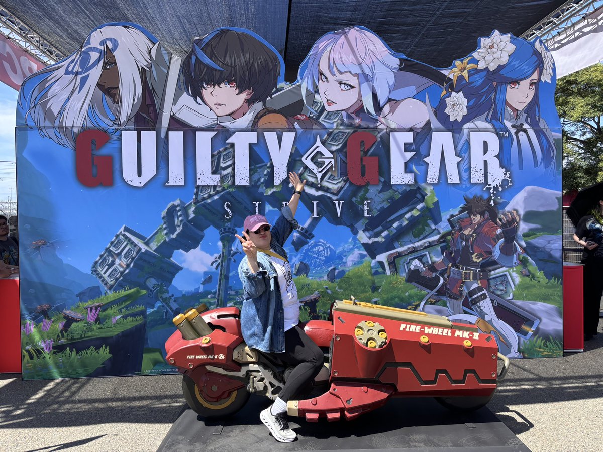 xhelloalexia's tweet photo. Guilty Gear! 
#SDCC2025 #FIREWHEELMARKII https://t.co/Y0yyvnw675