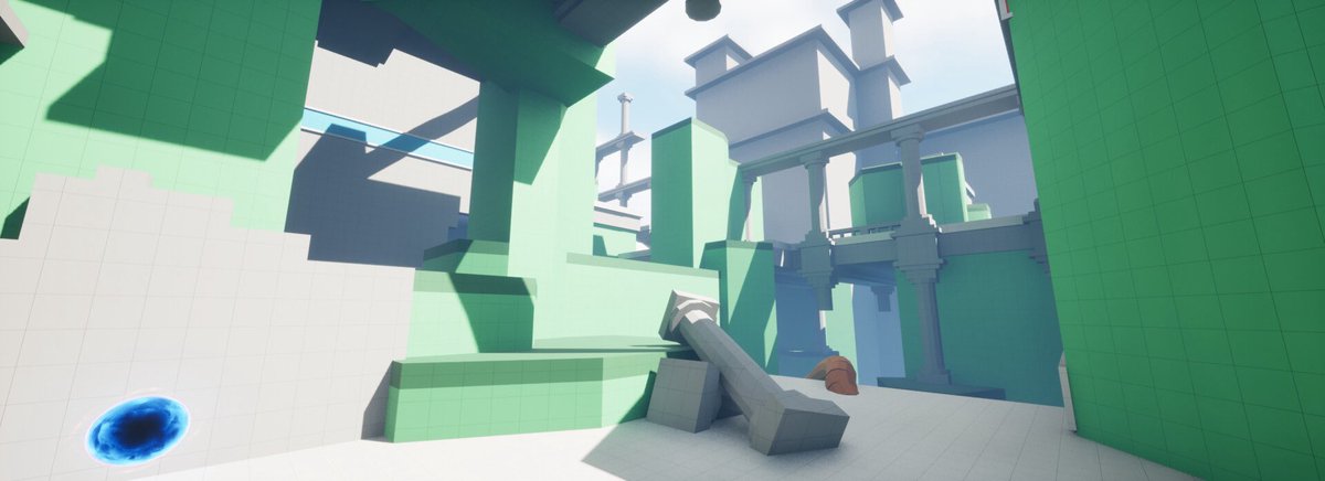 BlazeDillon's tweet photo. I worked on a 3rd person Hero shooter awhile back. I probably got the most creative freedom when designing here, AND proper time to execute them. Because of this, it feels like they are some of the best work that I’ve done.

I’m going to make a thread of all the blockout below. https://t.co/CCJv43nttj
