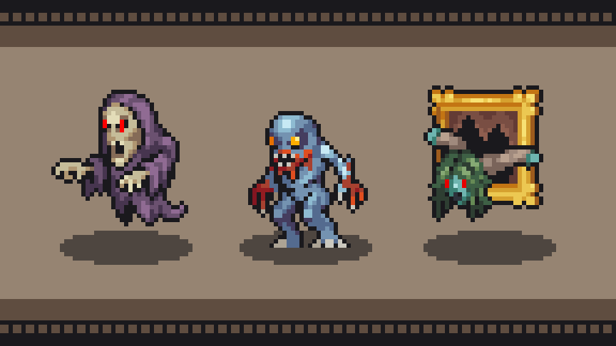 delagorepixels's tweet image. This week's newest recruits for Book of Abominations!