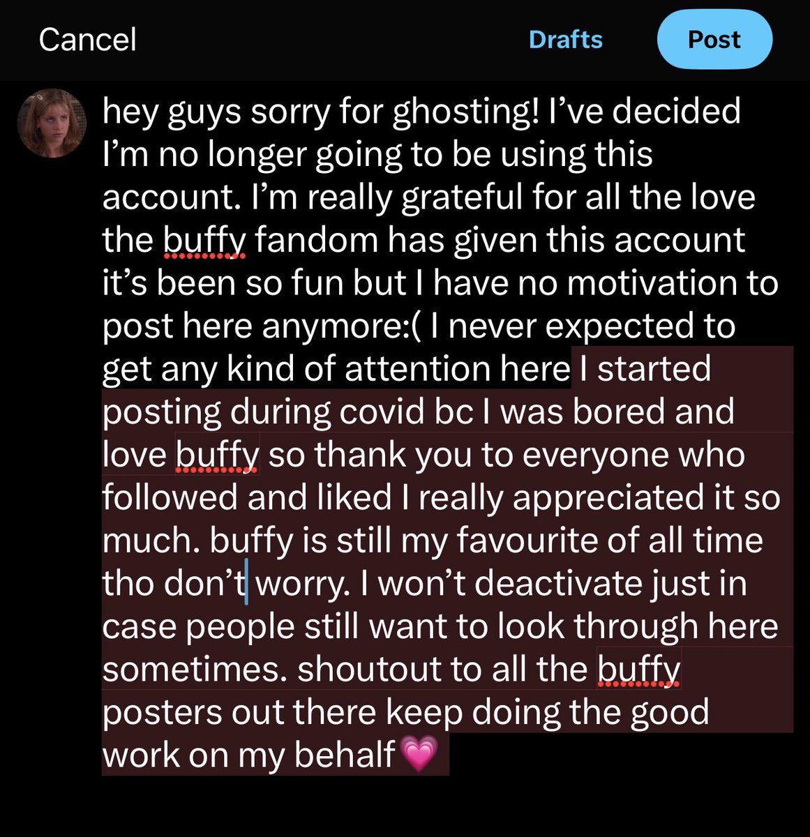 buffy the vampire slayer tweet media