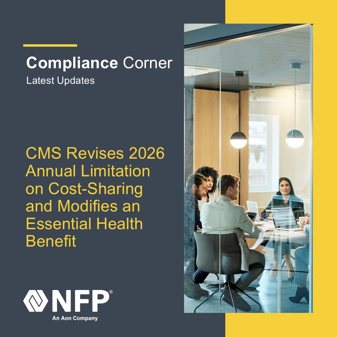 NFP, an Aon company (@nfp) on Twitter photo 📝 CMS Revises 2026 Annual Limitation on Cost-Sharing and Modifies an Essential Health Benefit: nfp.com/insights/cms-u…
#NFP #Benefits #HR #EmploymentLaw #HealthInsurance #HumanResources 📝 CMS Revises 2026 Annual Limitation on Cost-Sharing and Modifies an Essential Health Benefit: nfp.com/insights/cms-u…
#NFP #Benefits #HR #EmploymentLaw #HealthInsurance #HumanResources