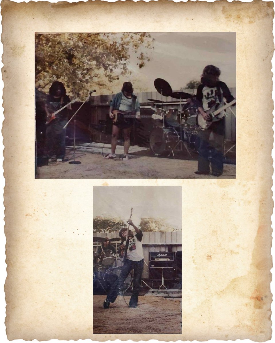 TeslaBand's tweet image. Here&apos;s some old pics we came across.

You all know before Tesla, there was City Kidd and prior to that Earthshaker.

But before Earthshaker, the first band me and Frank were in was called 𝗥𝗮𝗴𝗲.

It&apos;s when I first met my &quot;little brother&quot;.

𝓑𝓻𝓲𝓪𝓷

#ThrowbackThursday…