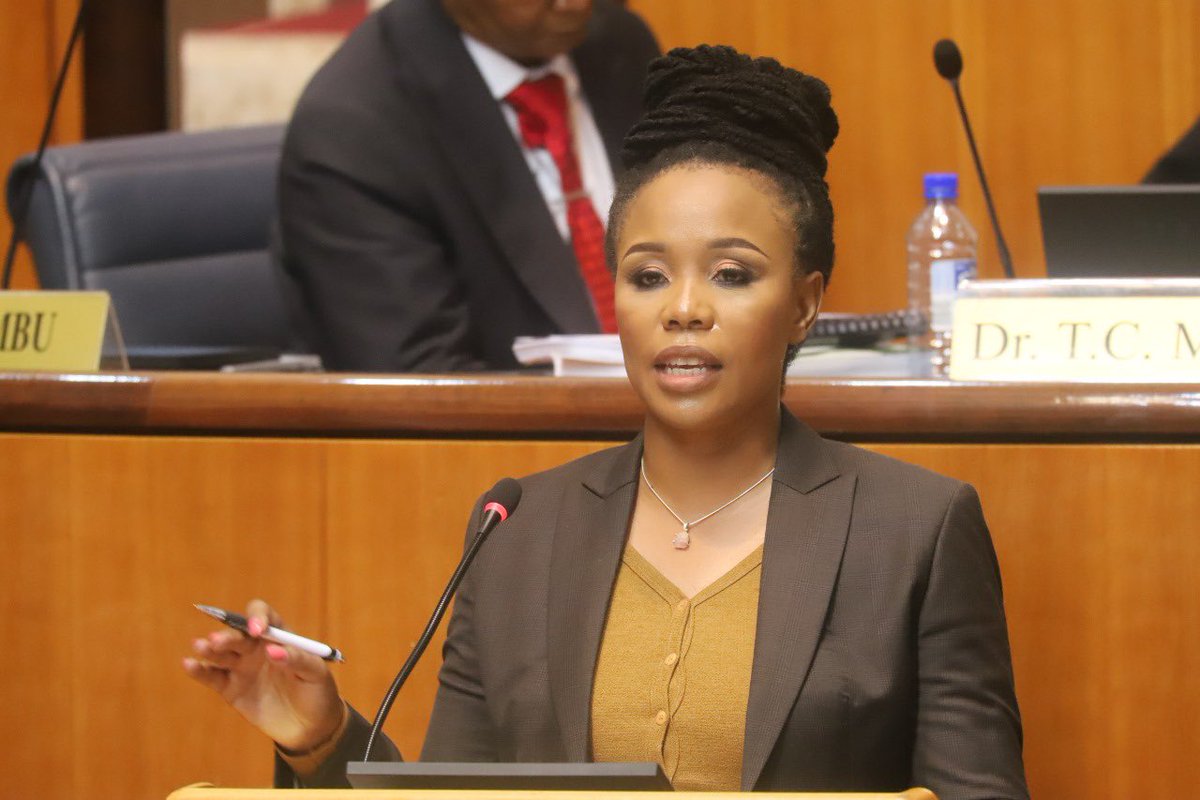 Kenetswe2's tweet image. [BUDGET-SPEECH DAY] Today, 24 July 2025- MEC for Finance, Kenetswe  Mosenogi delivered the Department’s Budget Speech for the 2025/2026 financial year. 
#PovincialTreasuryBudget2025
#LetsGrowNorthWestTogether