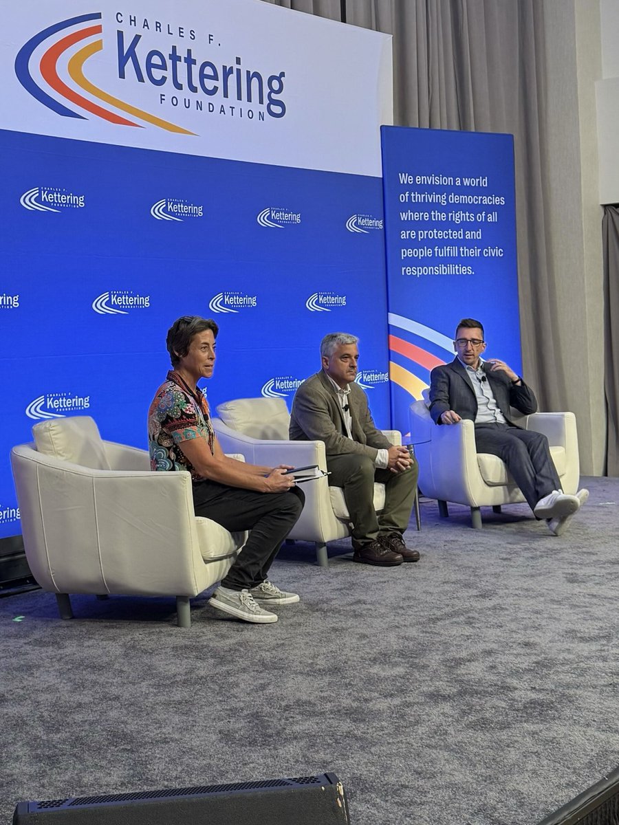 gscheiring's tweet image. It was an honor and a pleasure to discuss threats to democracy with Steven Levitsky at the @KetteringFdn  Conference this Monday in Washington.

I spoke about what unites authoritarian leaders: the politics of fear. As Roosevelt said, “The only thing we have to fear is fear…