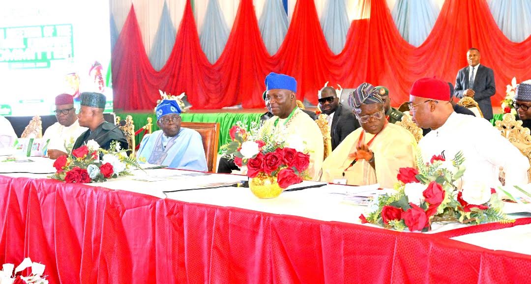 STATEHOUSE PRESS RELEASE

APC ELECTS YILWATDA AS NEW CHAIRMAN, AS PRESIDENT TINUBU URGES GOVERNORS TO DEEPEN GRASSROOTS ENGAGEMENT

The All Progressives Congress (APC) on Thursday elected Professor Nentawe Yilwatda as its new National Chairman, as President Bola Tinubu called on