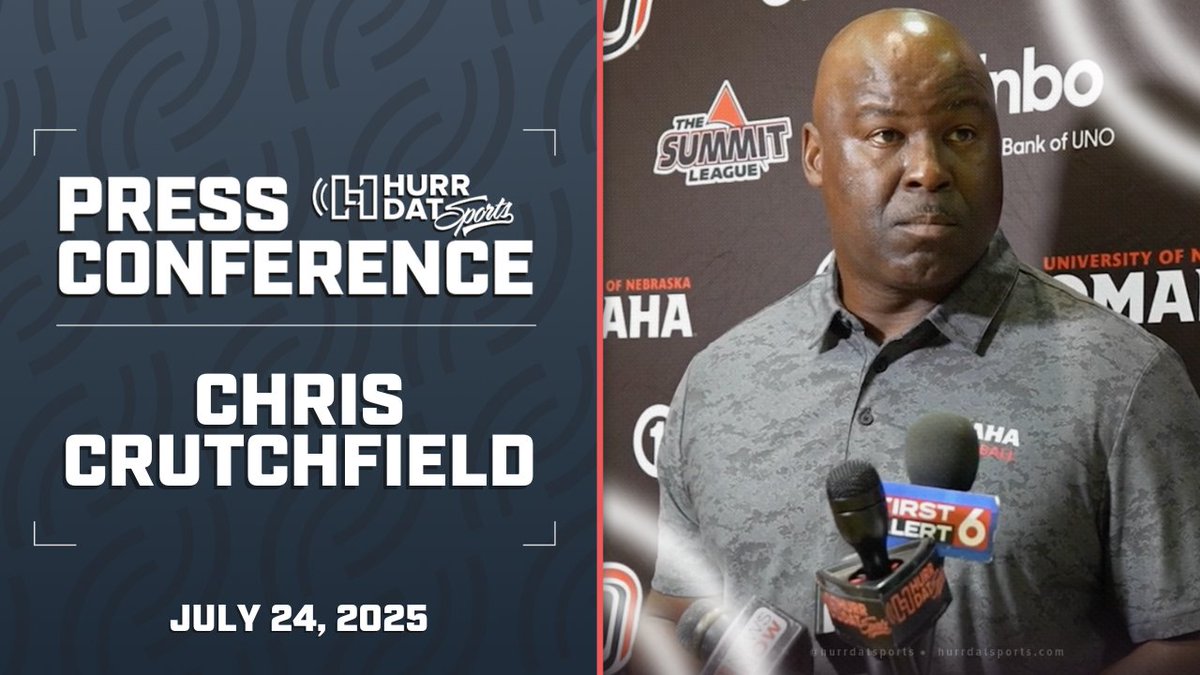 Omaha Men's Basketball head coach Chris Crutchfield addressed the media after their open summer practice.

Watch ⤵️
📺: youtu.be/LfnbAFUr_G0