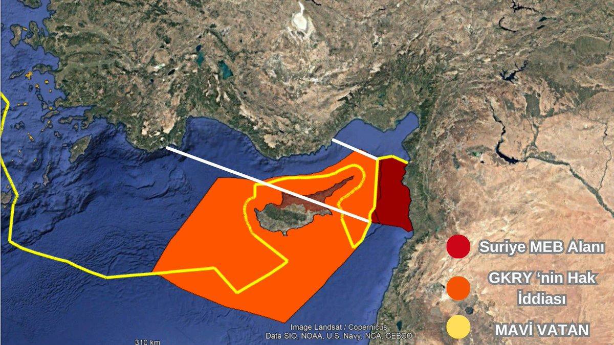 Taha_Sivas_5858's tweet image. Yunan Gazetesi Pentapostagma:
🛑 Türkiye ile Suriye arasında deniz yetki alanları anlaşması yapılması bekleniyor.
🛑 Türkiye, Suriye karasularında petrol ve doğalgaz arama hakkına sahip olacak...