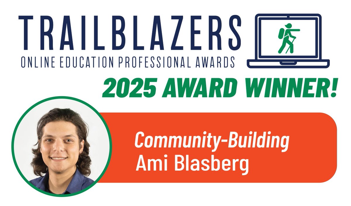 UF_CTE's tweet image. We are delighted to announce that Ami Blasberg has been honored with the esteemed Trailblazer Award, recognizing his outstanding contributions to fostering community spirit. Congratulations to Ami for earning this well-deserved accolade, reflecting his extraordinary commitment