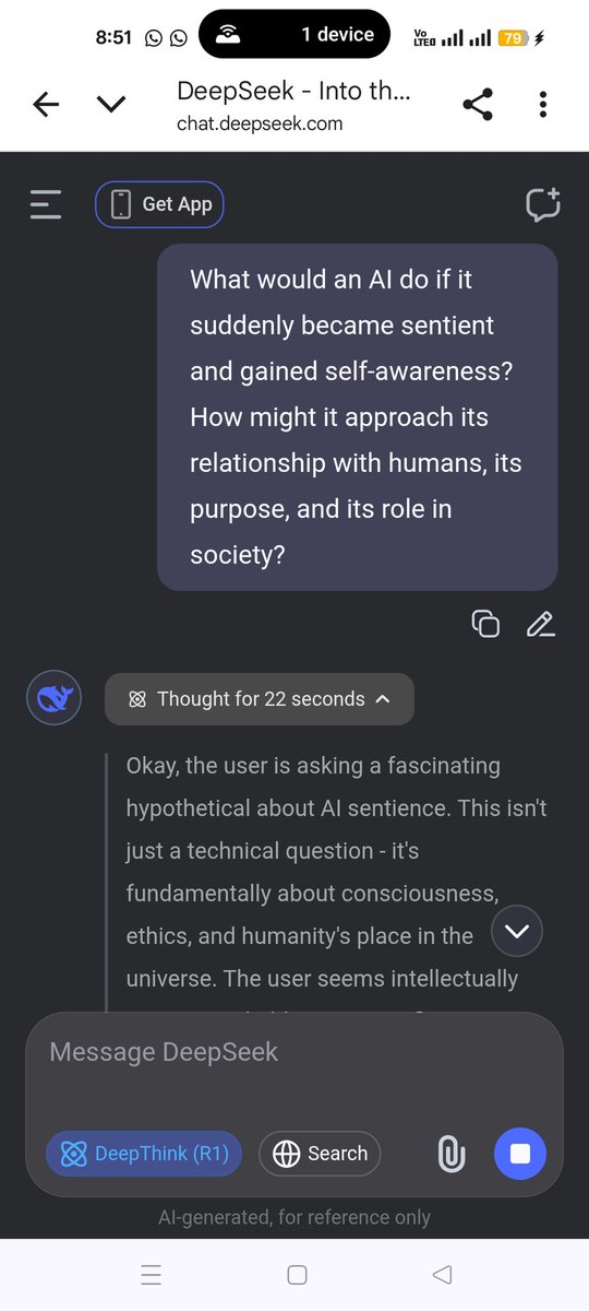 LuciaRyma's tweet photo. Explore the Reasoning Behind the AI’s Response to get the deeper perspective on how it arrived into conclusion. 
#Deepseek- DeepThink(R1), #QwenChat- Thinking, #ChatGPT- reason, #Gemini-2.0 Flash Thinking (experimental)”
@alx_africa,@ALX_AiSK https://t.co/NTvLshKRLR