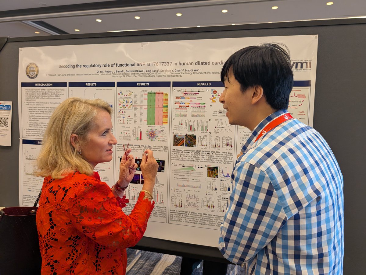 AHAScience's tweet image. 👀Spotted 👀
American Heart Association President @drstaceyrosen supporting early career researchers at #BCVS25.
If you’re at the conference, drop can’t miss posters in the replies ⬇️
