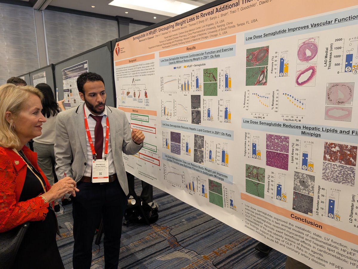 AHAScience's tweet image. 👀Spotted 👀
American Heart Association President @drstaceyrosen supporting early career researchers at #BCVS25.
If you’re at the conference, drop can’t miss posters in the replies ⬇️