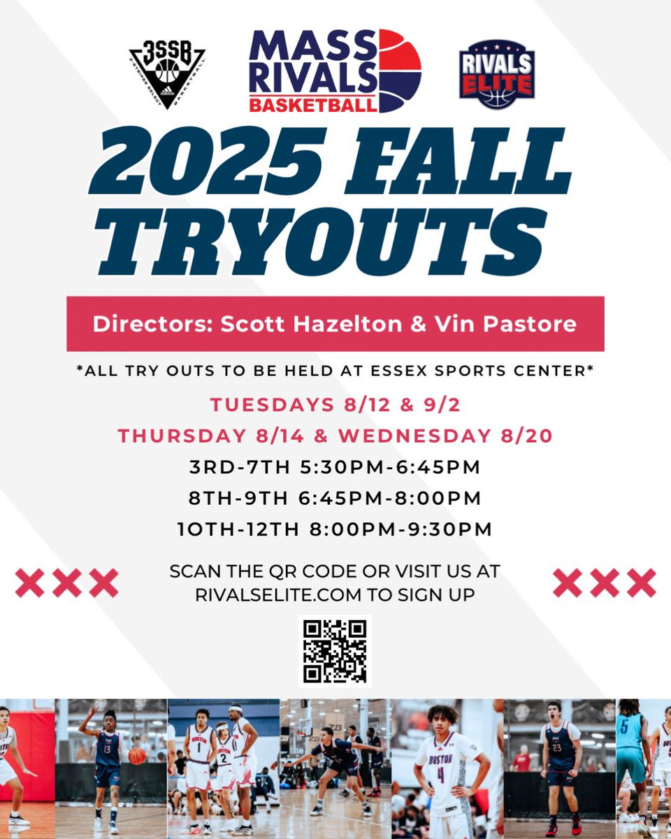 RivalsNation's tweet image. Come join us this Fall season to expand your game. Rivals Elite Fall tryouts for boys and girls begin August 12th at the Essex Sports Center in Middleton. Boys Fall practices will at Essex Sports Center and girls at Salem High School (NH). Register at rivalselite.com/tryouts/.
