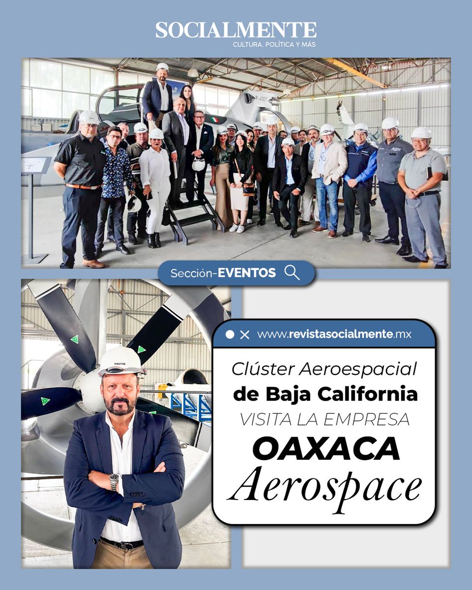 La aeronave Pegasus de Oaxaca Aerospace, consolidando a Oaxaca como un actor clave en la industria aeroespacial del país.  shorturl.at/hTU12 <a href="/ticogomez73/">CELESTINO GÓMEZ</a> 

#SeSocialmente #RevistaSocialmente #CulturaPolitícayMás #Edición116