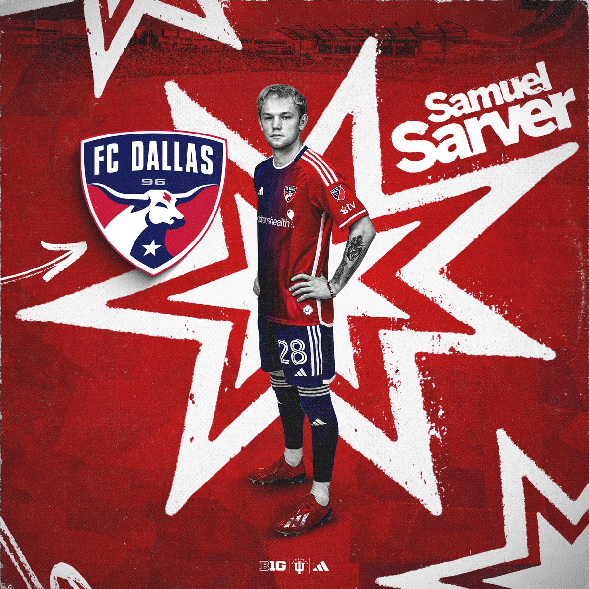 IndianaMSOC's tweet image. Sam Sarver has signed a first team contract with @FCDallas.
Congrats, @samsarver_!