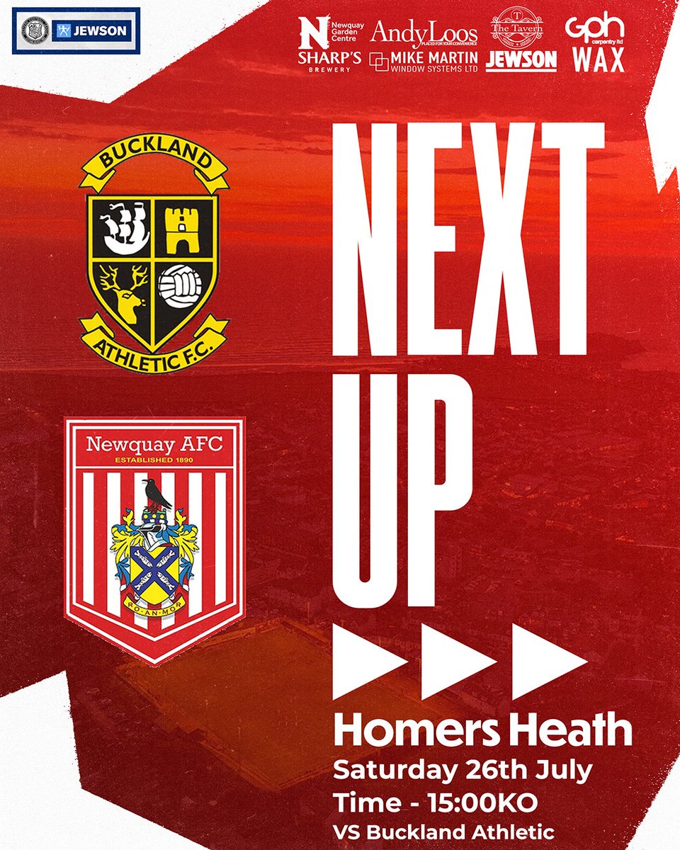 NEXT UP 

Our new era begins this Saturday as the Peppermints travel to Buckland Athletic for their first ever game in Step 5 football!

📍 Homers Heath TQ12 5JU
🗓️ Saturday 26th July 2025
🕒 15:00 KO
🏆 Jewson’s Western League
🆚 Buckland Athletic 

#UpTheMints🔴⚪️
