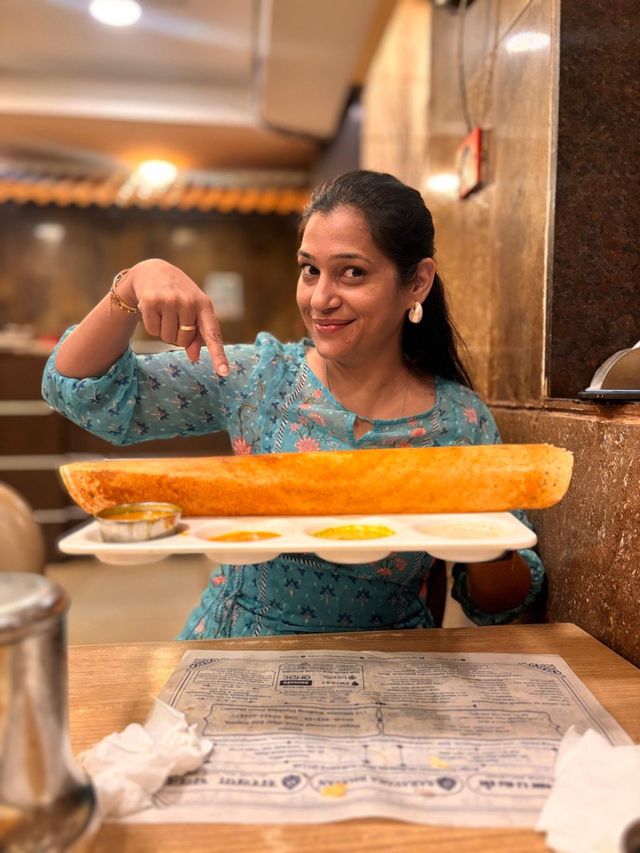 At my favourite restaurant ... Sarvana Bhavan ❤️