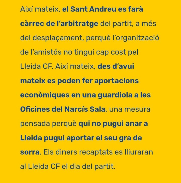 Blues Nord (@bluesnord) on Twitter photo Ja éreu per a nosaltres un club i una afició germana, fent-nos sentir a cada visita, com al nostre propi camp. Gestos com aquest, en moments tan difícils, ha fet que us guanyeu el nostre respecte, afecte, i admiració per sempre. Gràcies, moltes gràcies <a href="/uesantandreu/">Unió Esportiva Sant Andreu</a> ❤️💙💛 Ja éreu per a nosaltres un club i una afició germana, fent-nos sentir a cada visita, com al nostre propi camp. Gestos com aquest, en moments tan difícils, ha fet que us guanyeu el nostre respecte, afecte, i admiració per sempre. Gràcies, moltes gràcies <a href="/uesantandreu/">Unió Esportiva Sant Andreu</a> ❤️💙💛