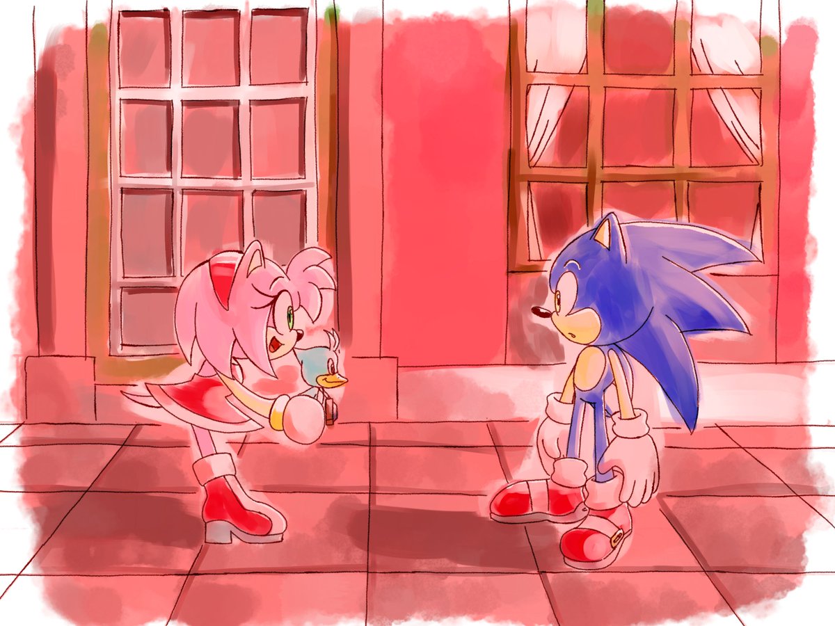 steven14032007's tweet photo. SonAmy Week 2025 - Day 1: Adventure

#SonAmy #SonicTheHedgehog #AmyRose #SonicAdventure #SonAmyWeek #SonAmyWeek2025 https://t.co/rYFx9cYoD0