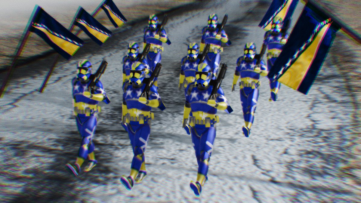 NormalVader's tweet image. BREAKING🚨: Clone Troopers have arrived to aid Bosnia and Herzegovina in the War.