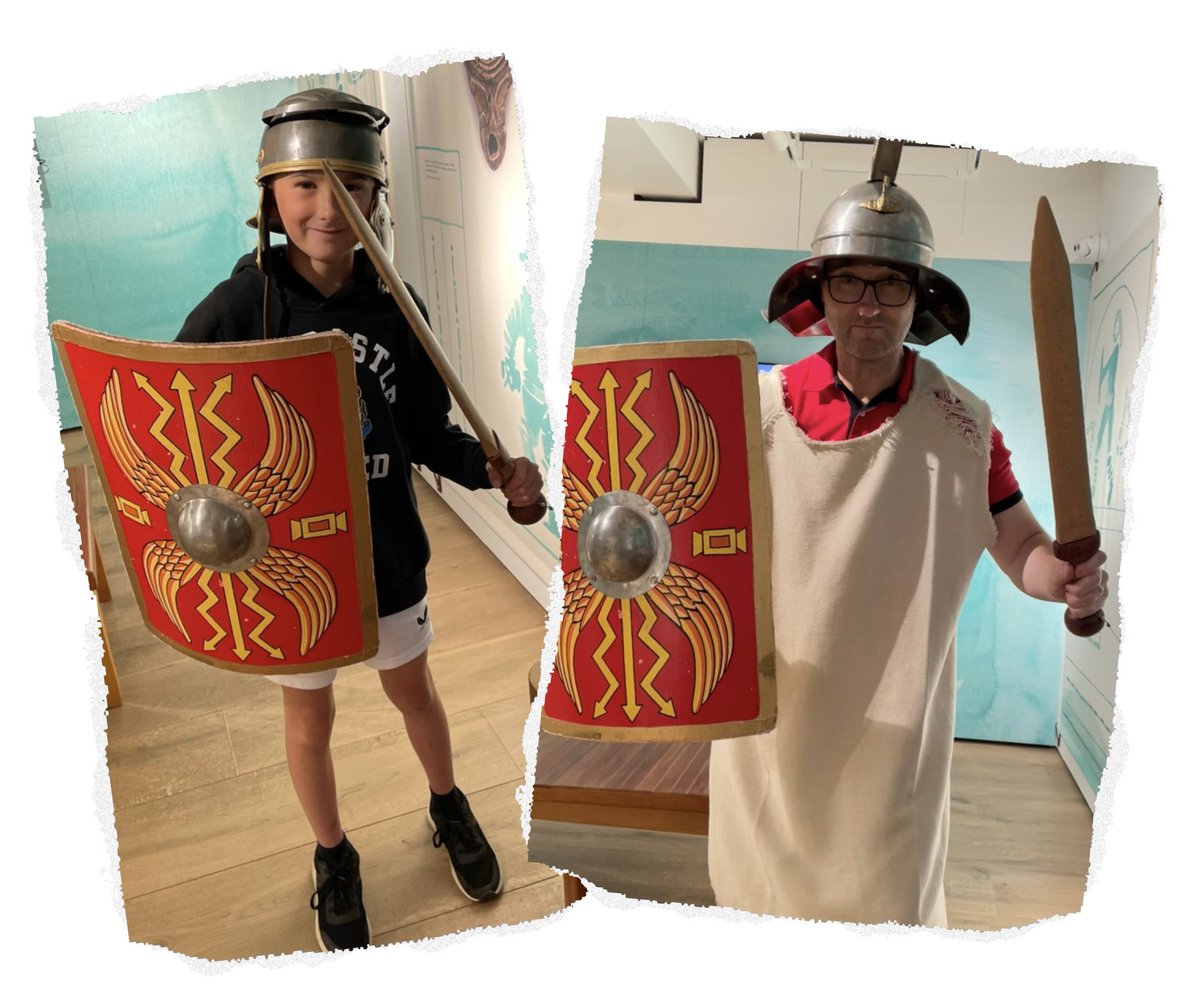 ashleycomms's tweet image. Great exhibition @NorthamptonShoe … this afternoon we found our inner Gladiator!