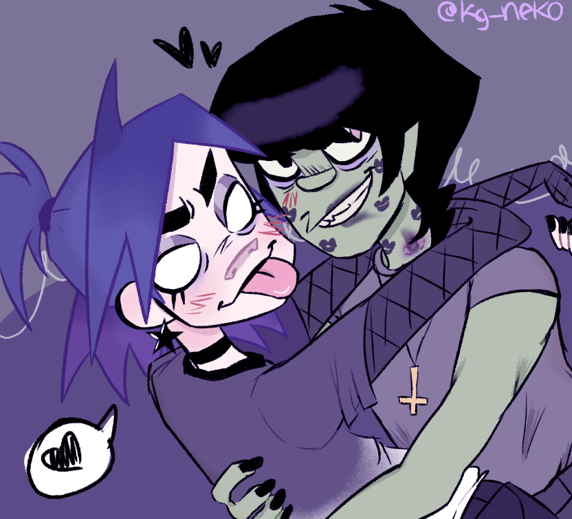 Kg_Neko's tweet image. &amp;lt;3 &amp;lt;3

#2doc #gorillaz