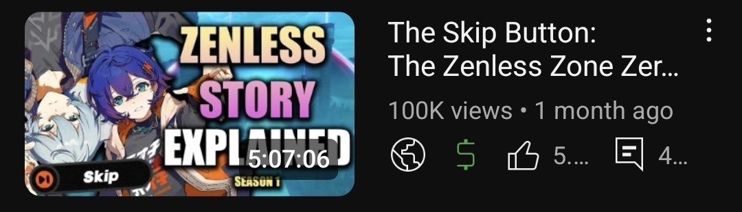 Azrial_Vanity's tweet image. FIRST ZENLESS VIDEO (2nd video ever) TO GET OVER 100K VIEWS
LET'S GOOOOOOOOO THANK YOU SO MUCH 🥰