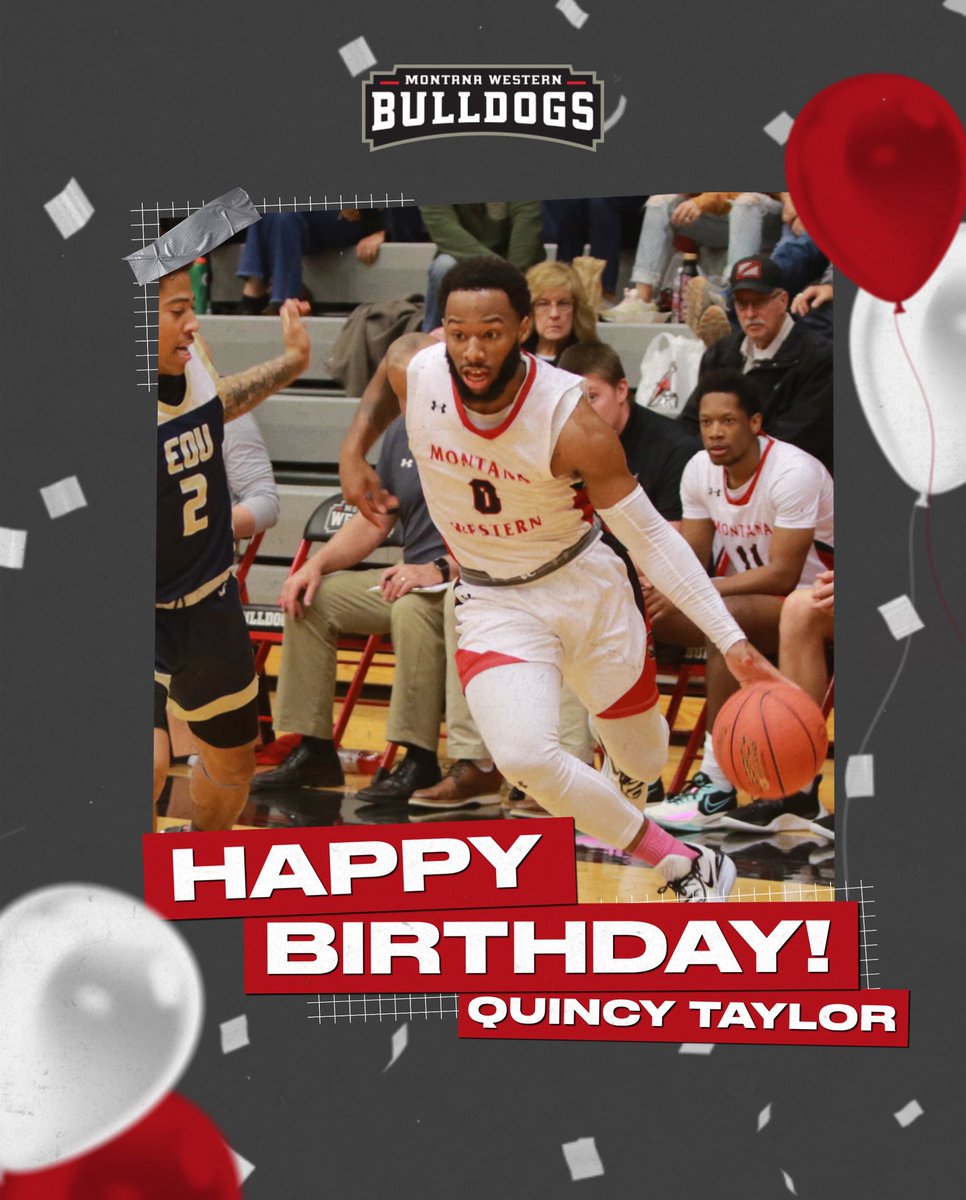 Help us wish a happy birthday to our senior guard Quincy Taylor! 🎉🥳