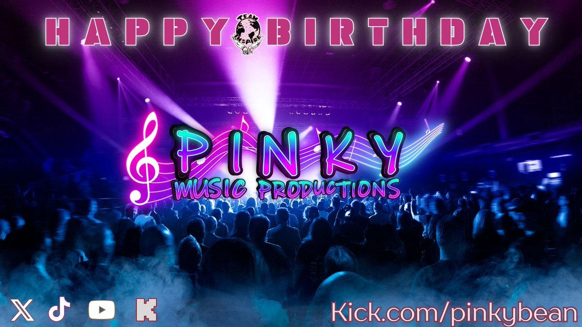 Team Inspire's very own #1 music producer is having a birthday today!!! Check out his music at youtube.com/@pinkymusicpro…
and his streams at kick.com/pinkybean