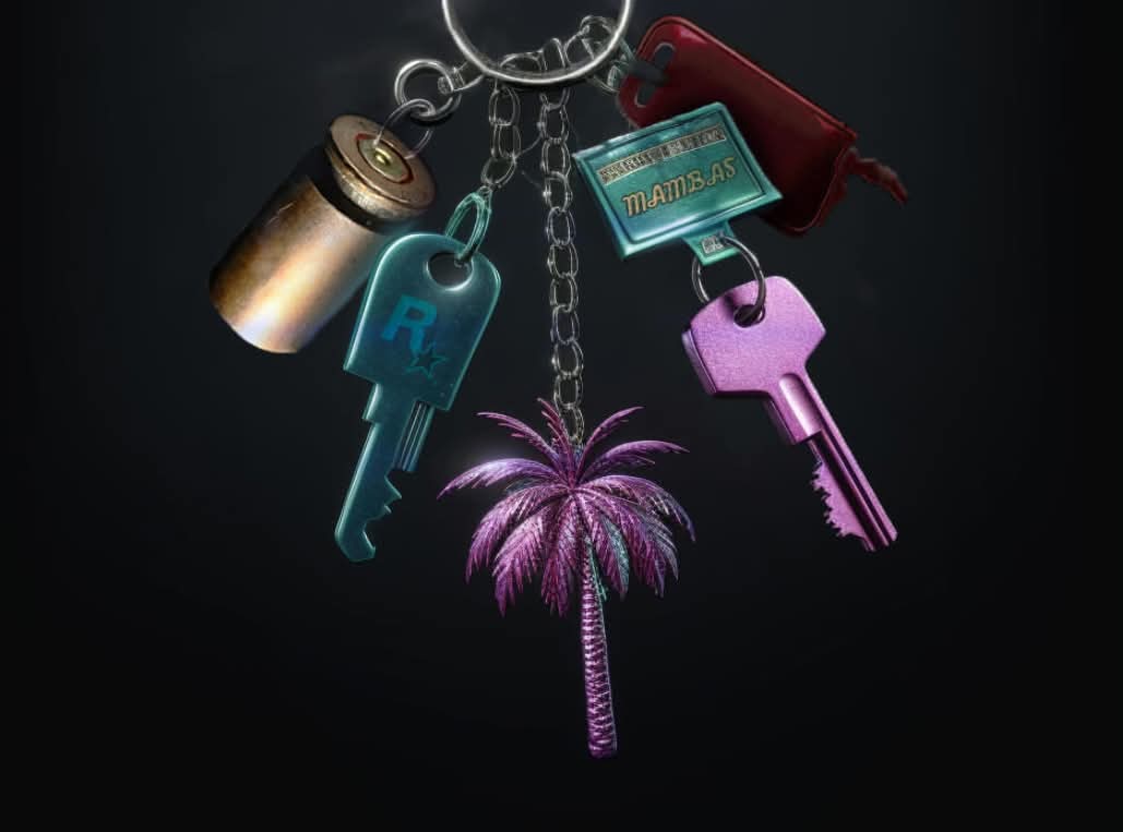 PainkillerH20's tweet image. Has anyone found my keys? Think I lost it in Vice City 🗾🌊🌴🦩🌇🌃✈️🐎 #GTA #GTA6 #GTAVI