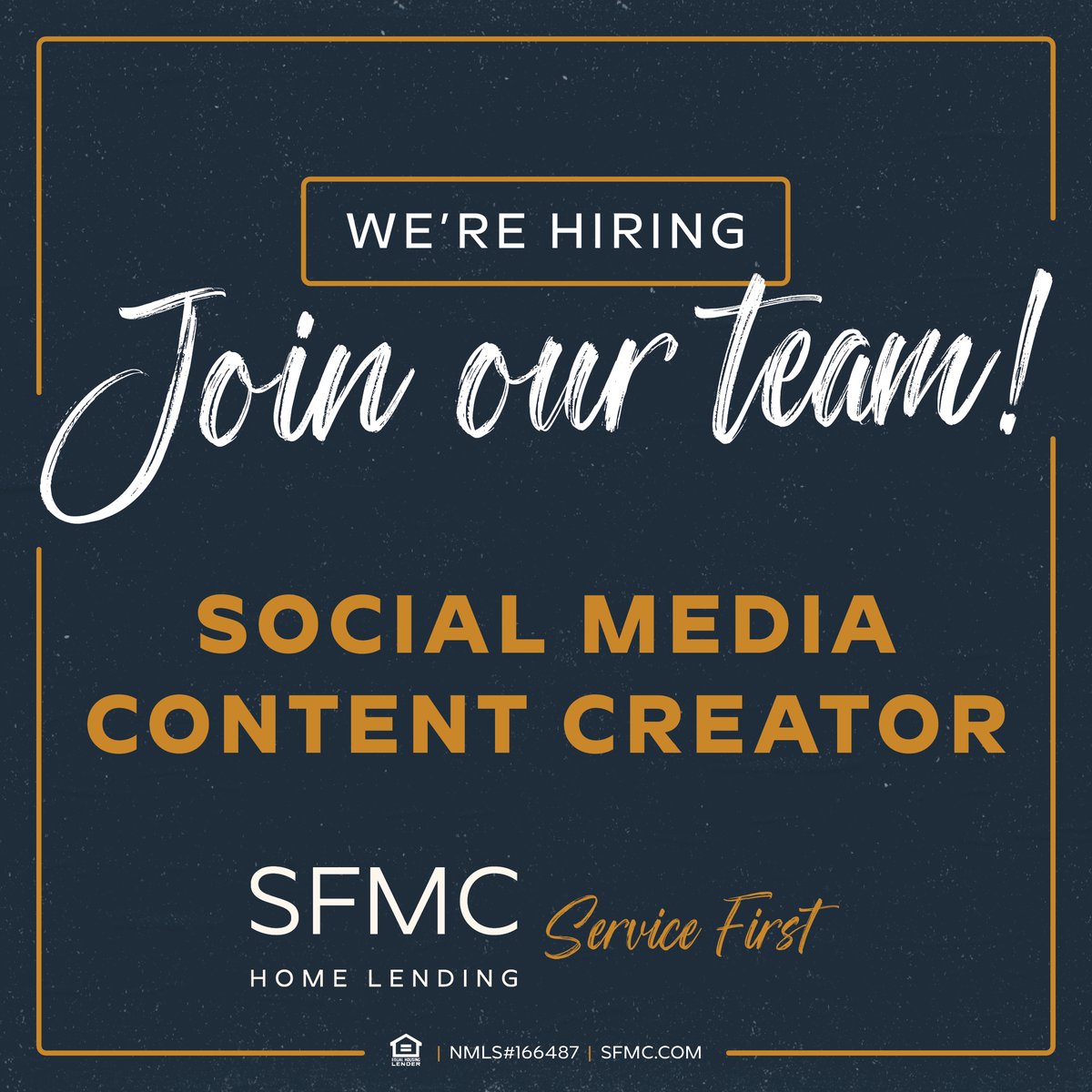 sfmchomelending's tweet photo. 🚨 We’re looking for a Social Media Content Creator! 🎥📱

Love Reels, TikTok &amp; telling stories that connect?
Join SFMC Home Lending and bring our brand to life through short-form video + compelling storytelling.

Apply 👉 https://t.co/fXY33C0Yx7

#SFMCCareers https://t.co/uZZLdRIjwD