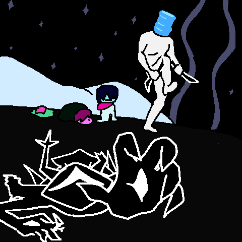 KnightTrowel's tweet image. the roaring fraud
#deltarunespoilers #DELTARUNE