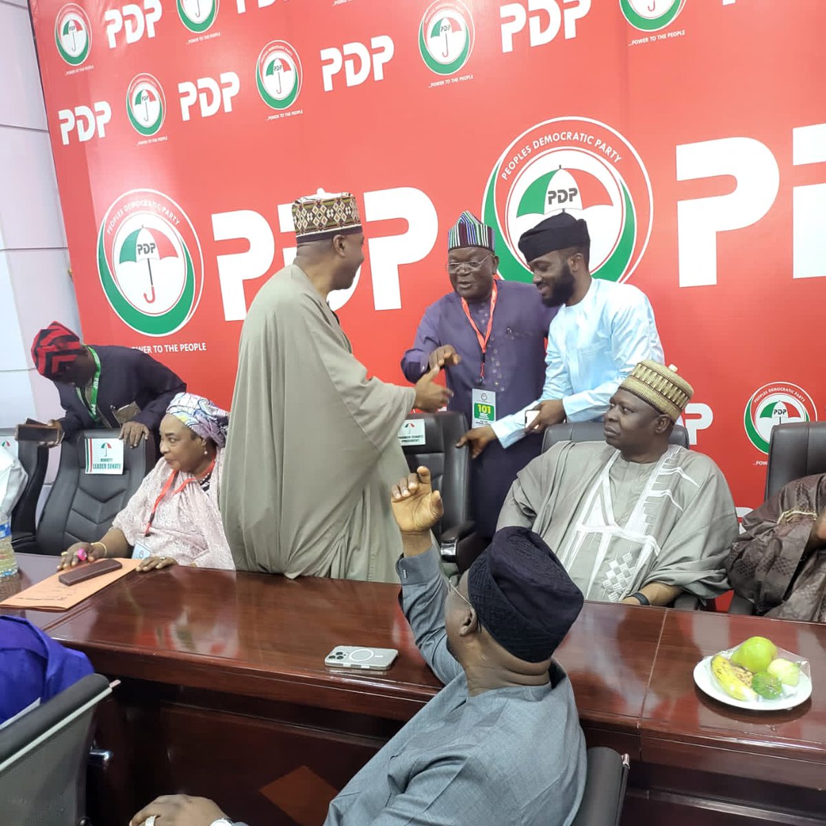 David_Mzer's tweet photo. @OfficialPDPNig NEC today https://t.co/fxCajHt6mH