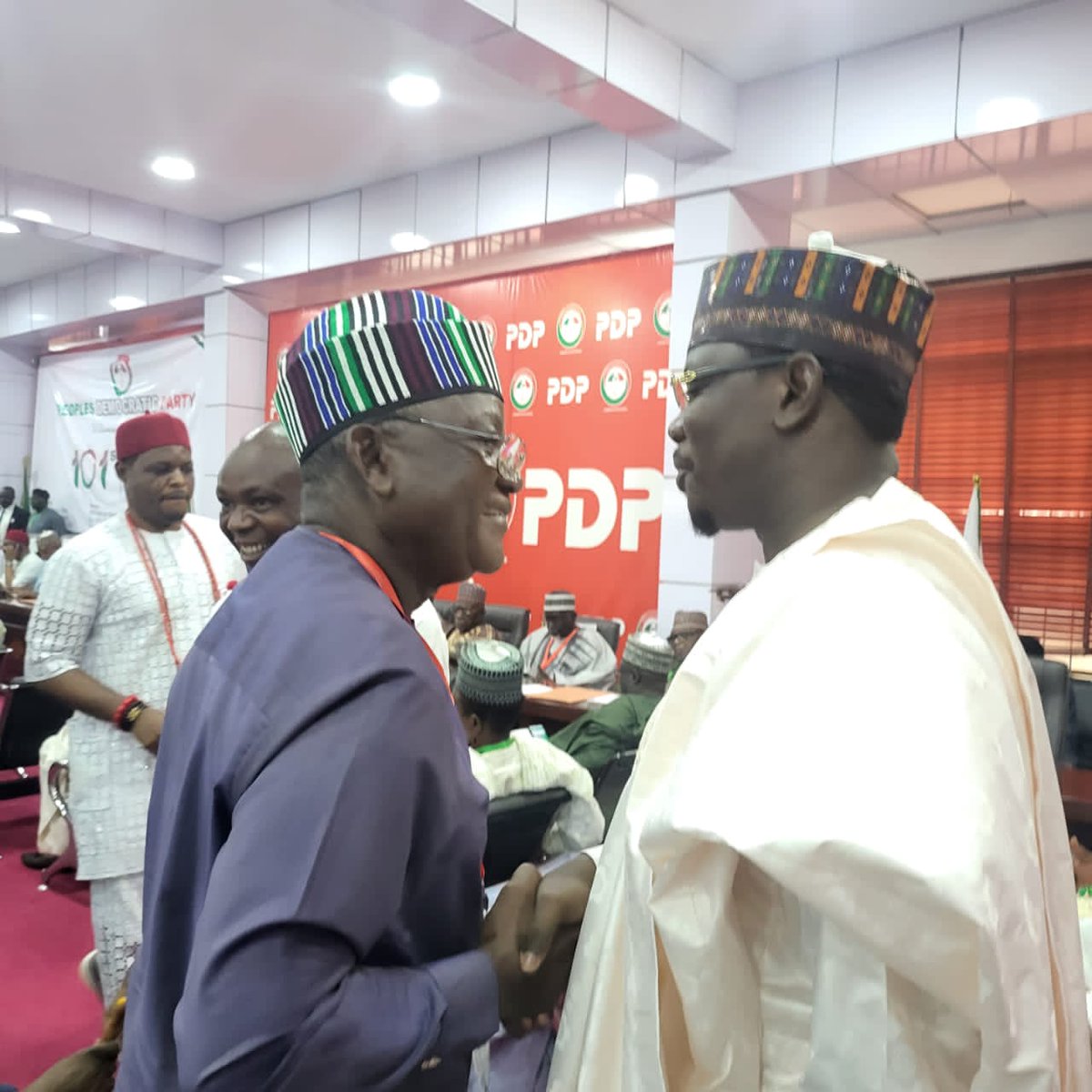 David_Mzer's tweet photo. @OfficialPDPNig NEC today https://t.co/fxCajHt6mH