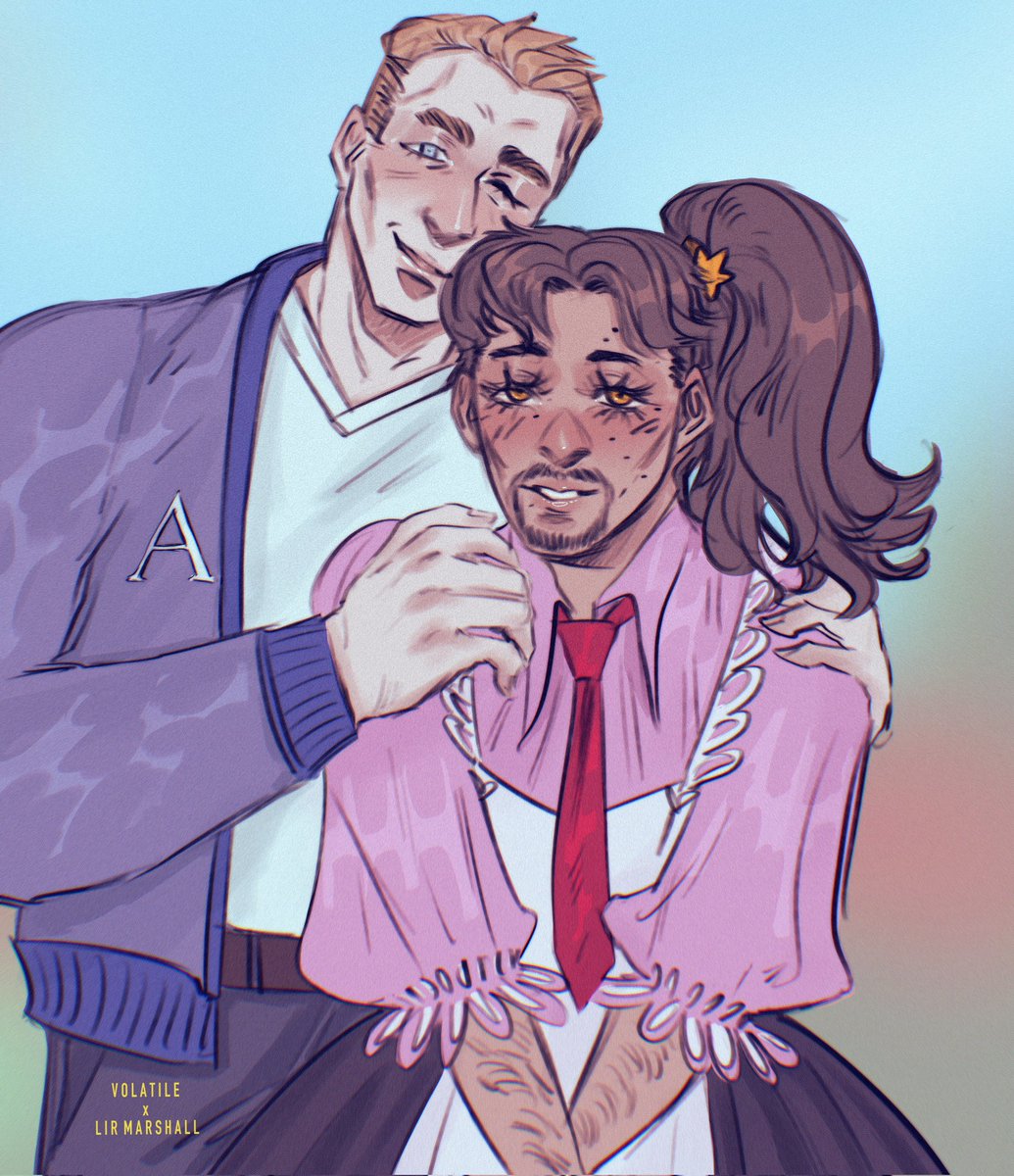 volatile95's tweet photo. Happy birthday to @dicktat_, our cinnamon bun, from me and @LirMarshall
Love you 💕
#DyingLight2 #DyingLight #Hakon #fanart https://t.co/u66wKMM3lh