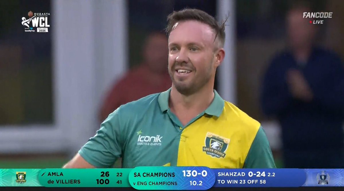 academy_dinda's tweet image. It's illegal for AB De Villiers to play in the Legends league. 🥵