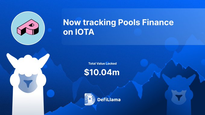 Pools Finance on IOTA with $10.04M Total Value Locked