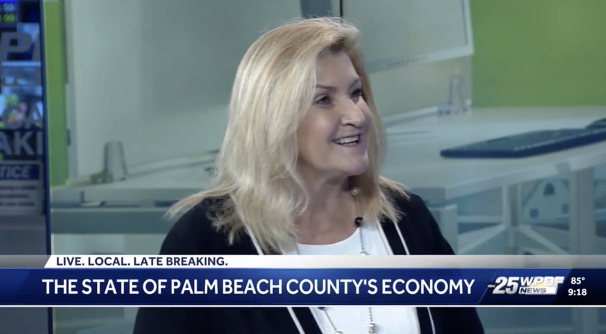 📈 ICYMI: President &amp; CEO Julia Dattolo talks shop on WPBF 25. ow.ly/TroV50WuSW8